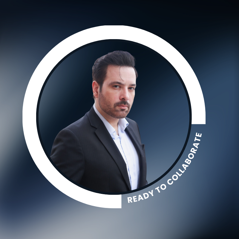 Blue Simple Business Professional LinkedIn Profile Picture