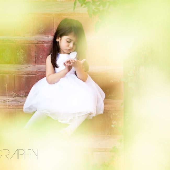 Professional child portrait captured by Fatography during family photoshoot session in Dubai.