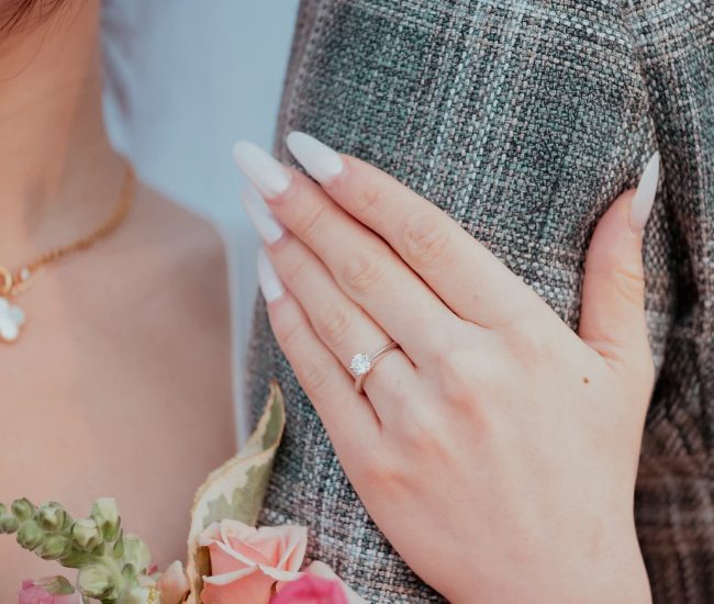 Romantic couple portrait during a Fatography pre wedding photoshoot.