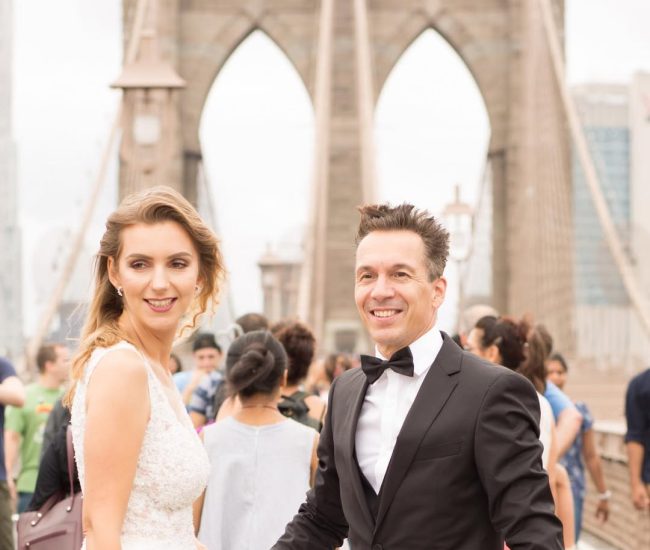 Groom standing near bridge shadows in a Fatography pre wedding photoshoot.