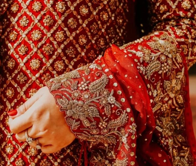 Traditional pre-wedding photoshoot with ox cart in village