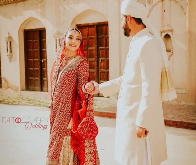 Romantic golden hour pre-wedding photography in village farms