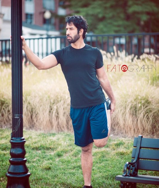 Professional fitness photoshoot in Dubai