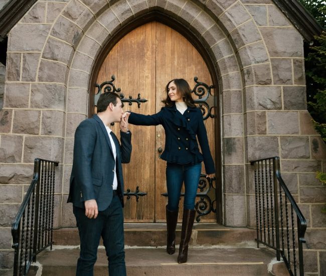 Candle light setting during a Fatography pre wedding night shoot.