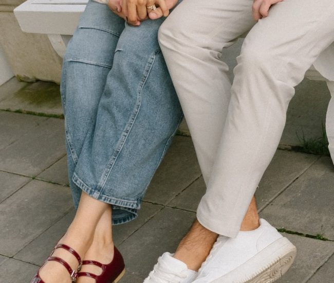 Stylish couple posing with vintage car during a Fatography pre wedding shoot.