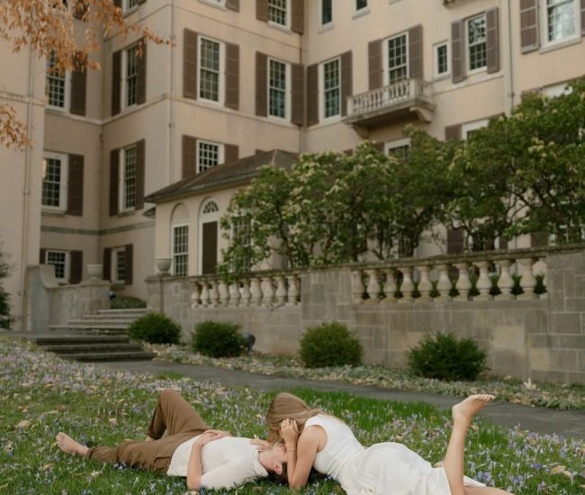 Groom in suit and bride in gown captured in a Fatography pre wedding shoot.