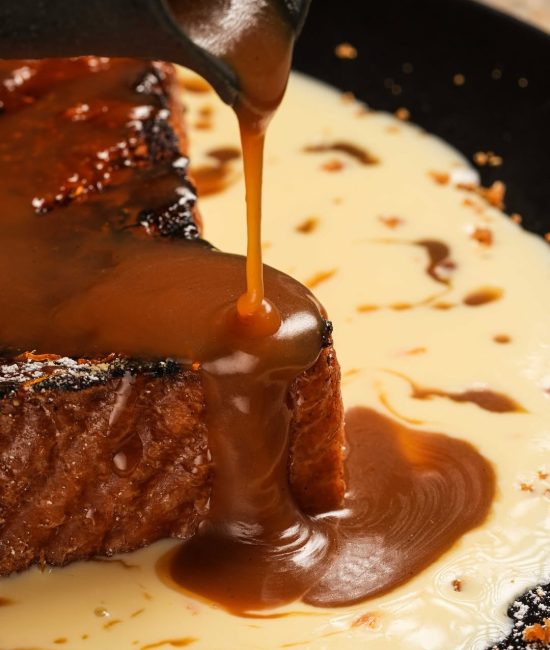 Gourmet dish with meat and vegetables – what is food photography in Dubai style